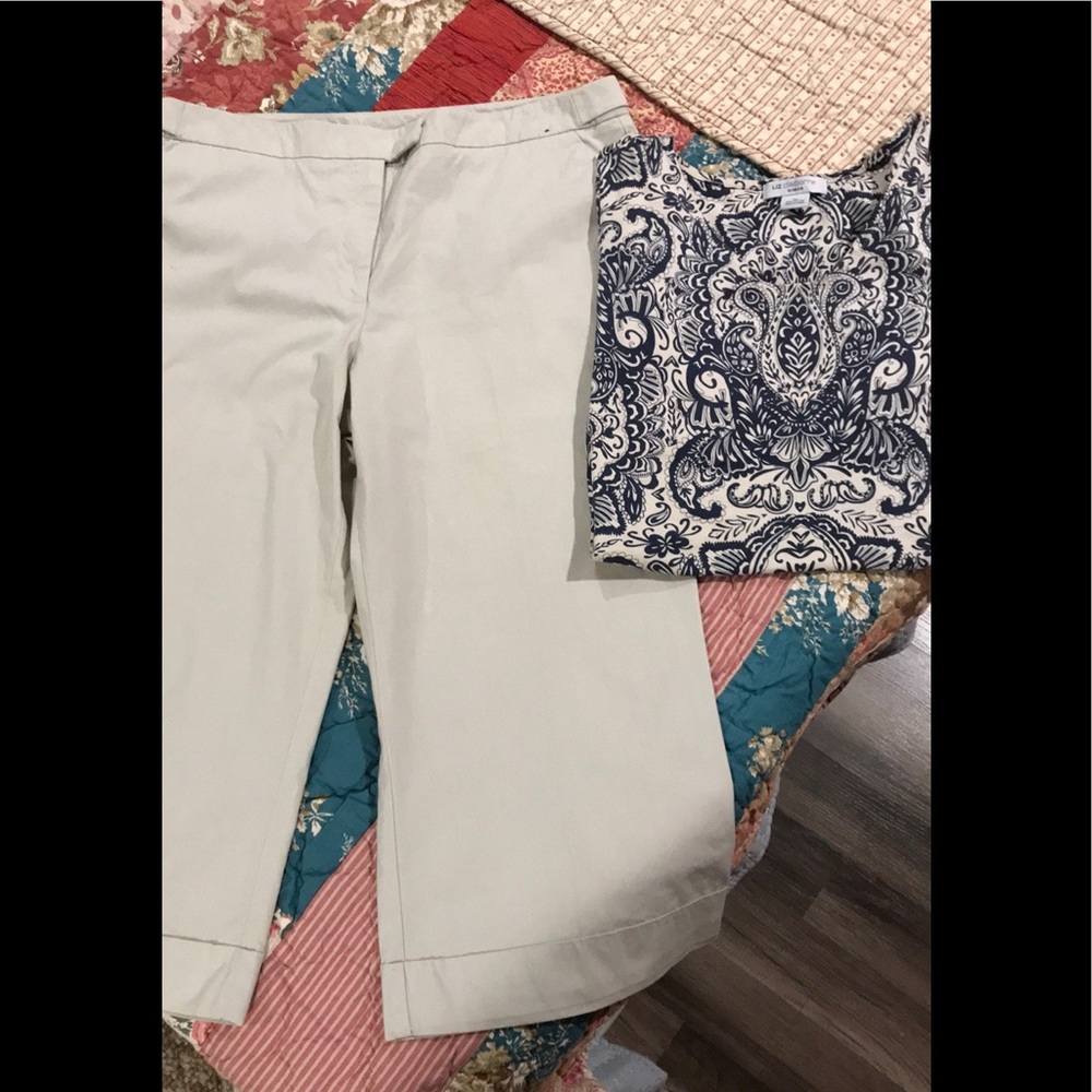 Outfit- New York Company Capri’s-size 14/  Liz Claiborne 1X